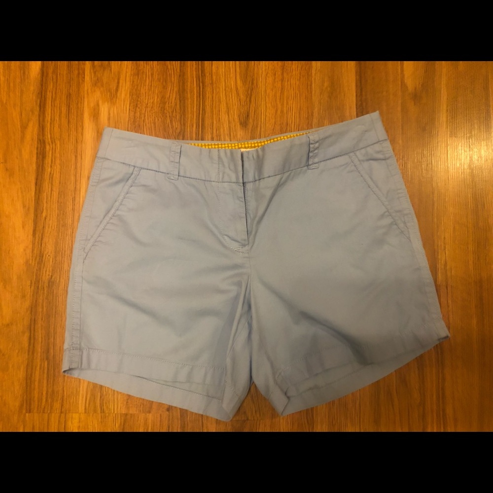 J Crew chino shorts. Light blue